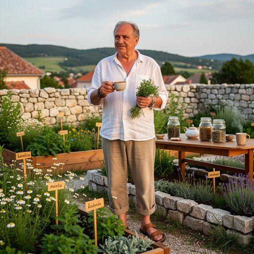 Zeleni čaj s limunom i medom poslužuje se uz ukusne zdrave grickalice.